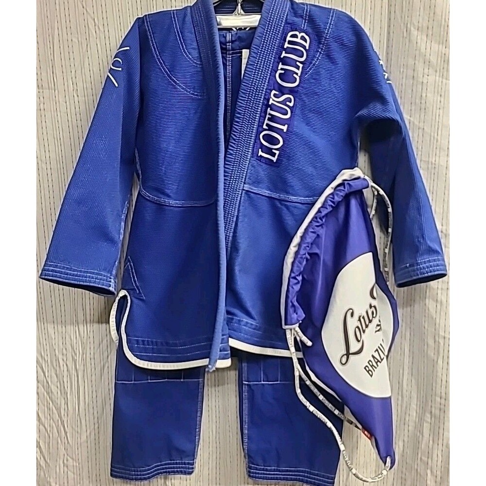 Size A1 BJJ Brazilian Jiu-Jitsu MMA Gi (uniform) Blue Travel Bag Gym Roll